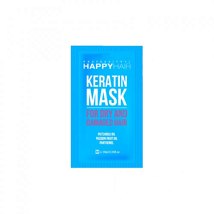 Happy Hair Keratin Mask маска без SLS/SLES Саше 10 мл